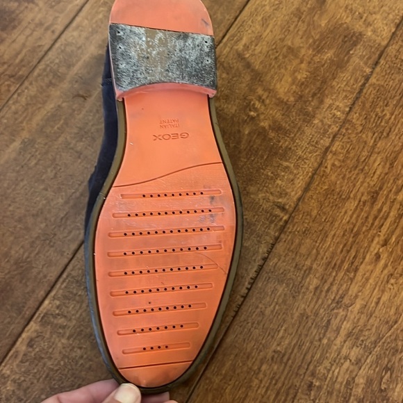 Geox Men's Respira suede Brown Size 7 Shoes Italian Patent - Picture 7 of 14